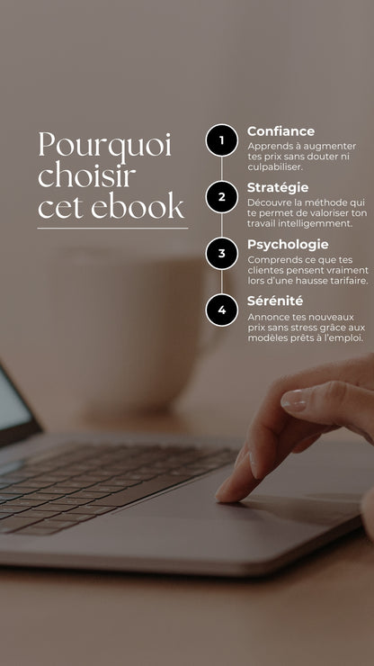EBOOK BUSINESS : Augmenter ses prix sans perdre ses clientes